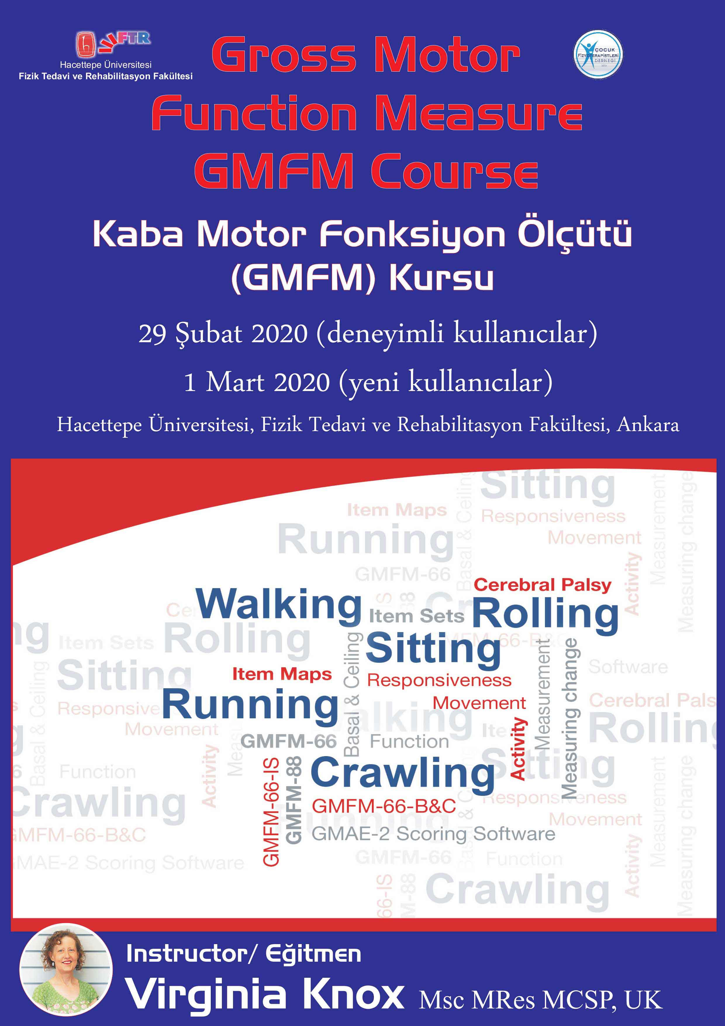 Kaba Motor Fonksiyon Ölçütü GMFM Kursu
